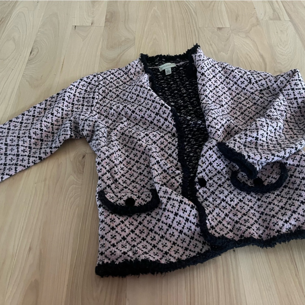Sweater material blazer!
